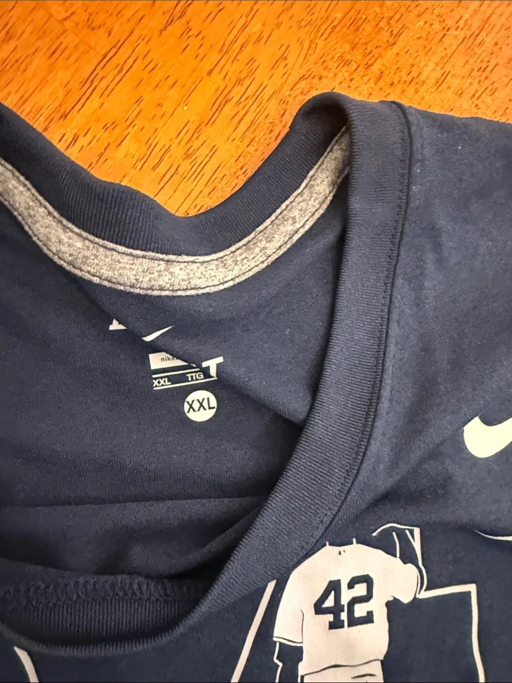 Nike Navy Blue 'Sandman' Graphic Dri-FIT Tee xxl